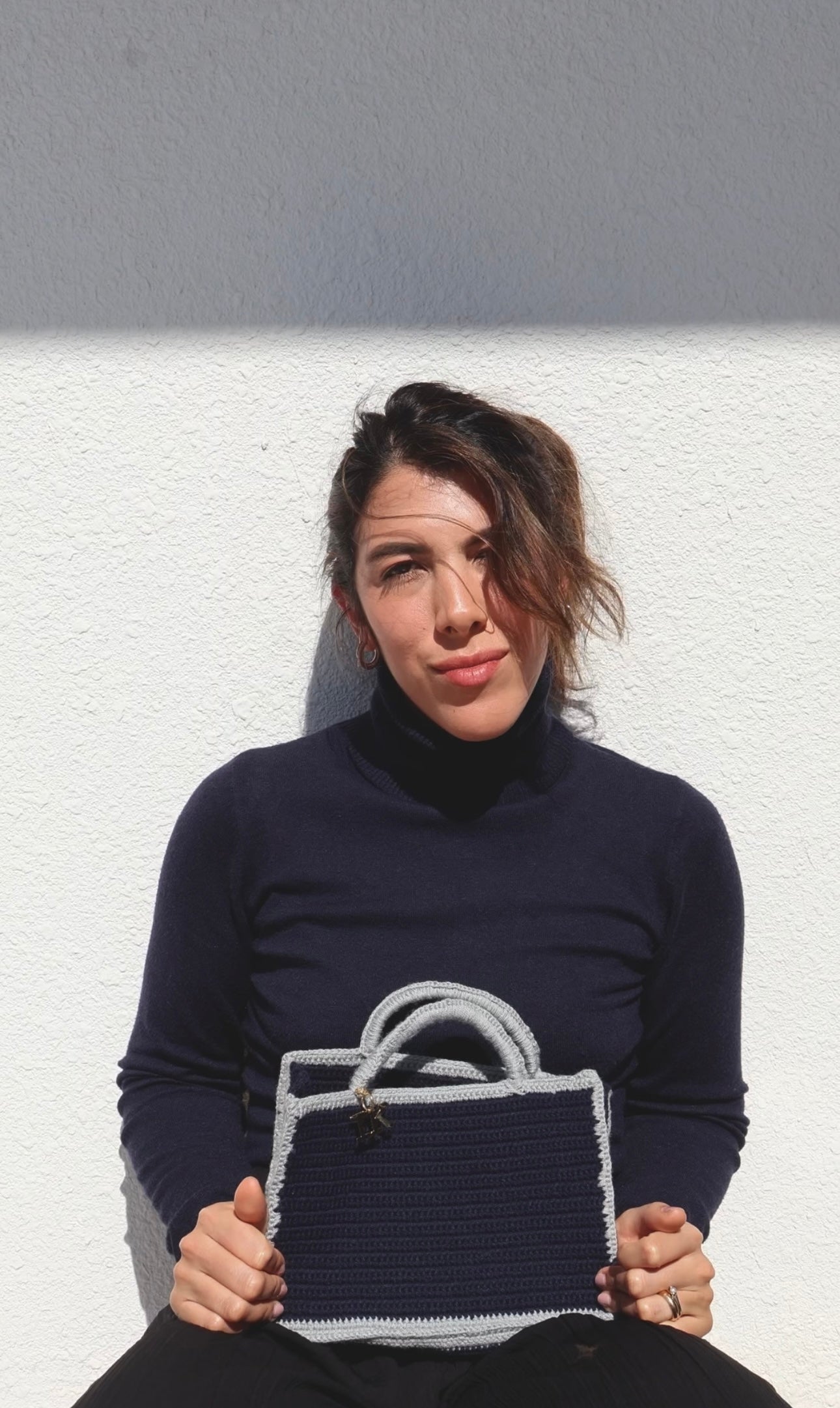 'MALEIWA' azul claro & azul oscuro