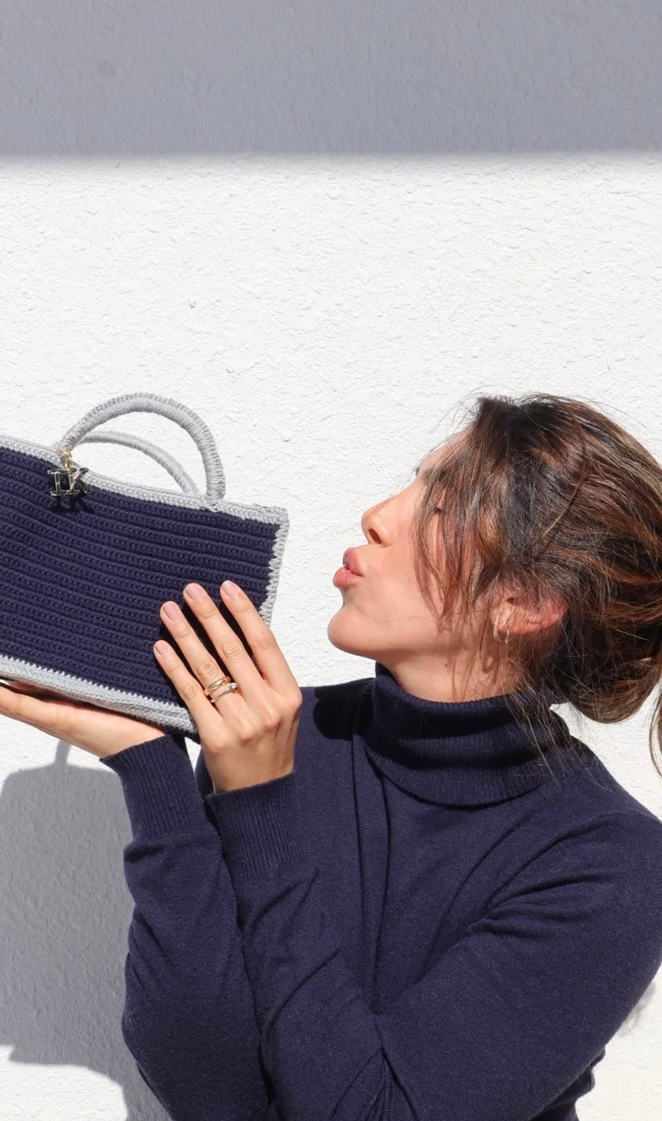 'MALEIWA' azul claro & azul oscuro