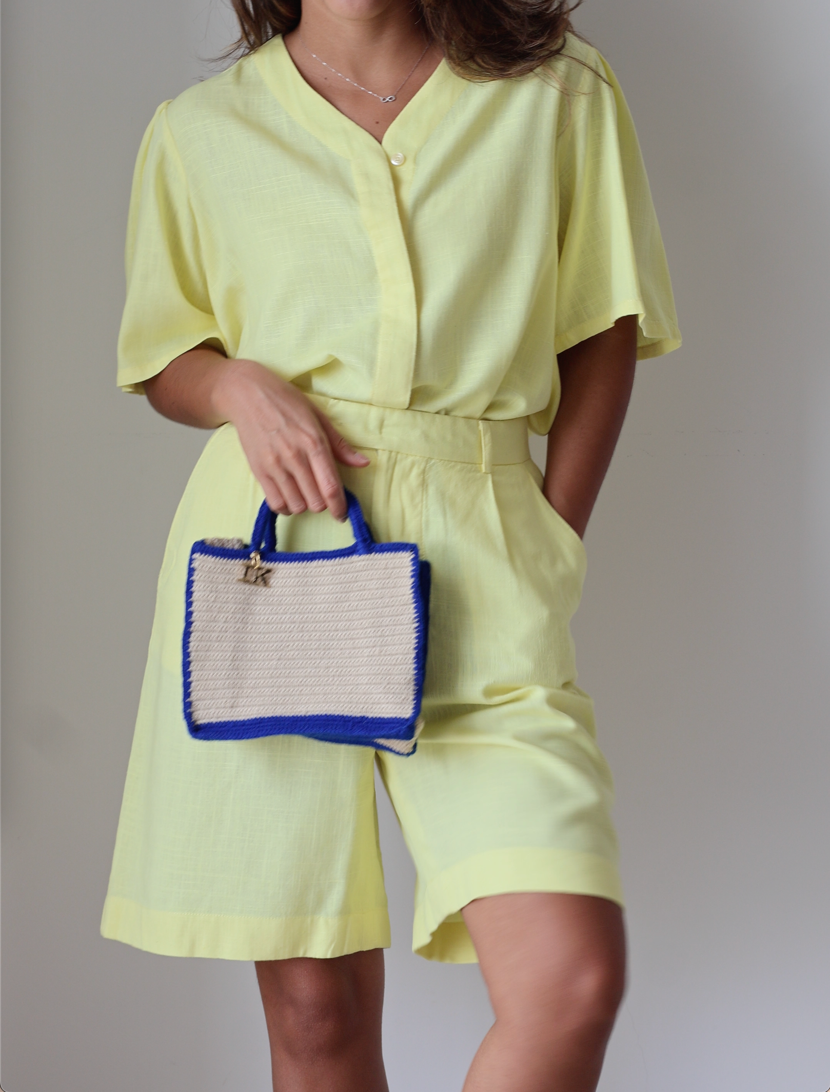 'MALEIWA' azul & beige