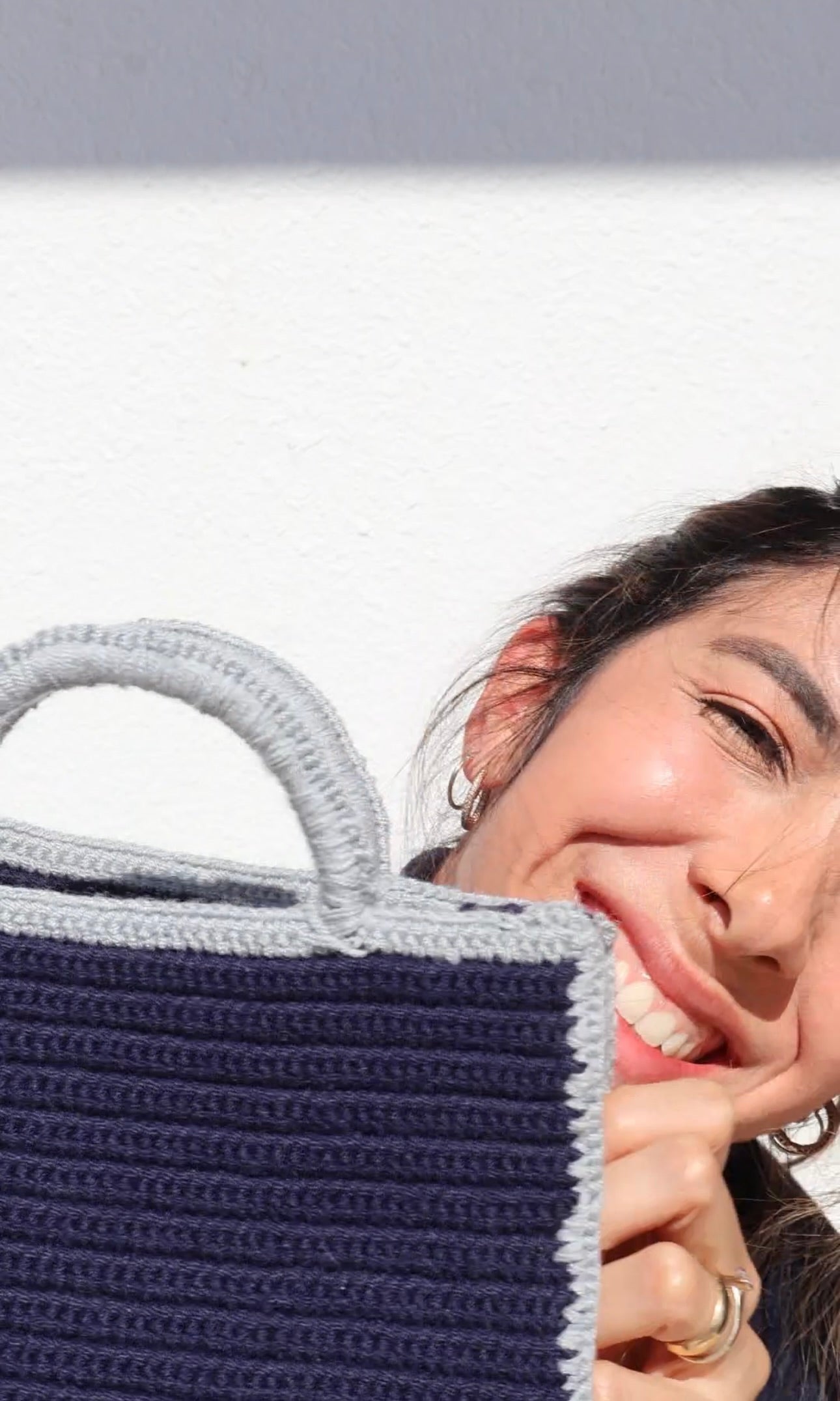 'MALEIWA' azul claro & azul oscuro