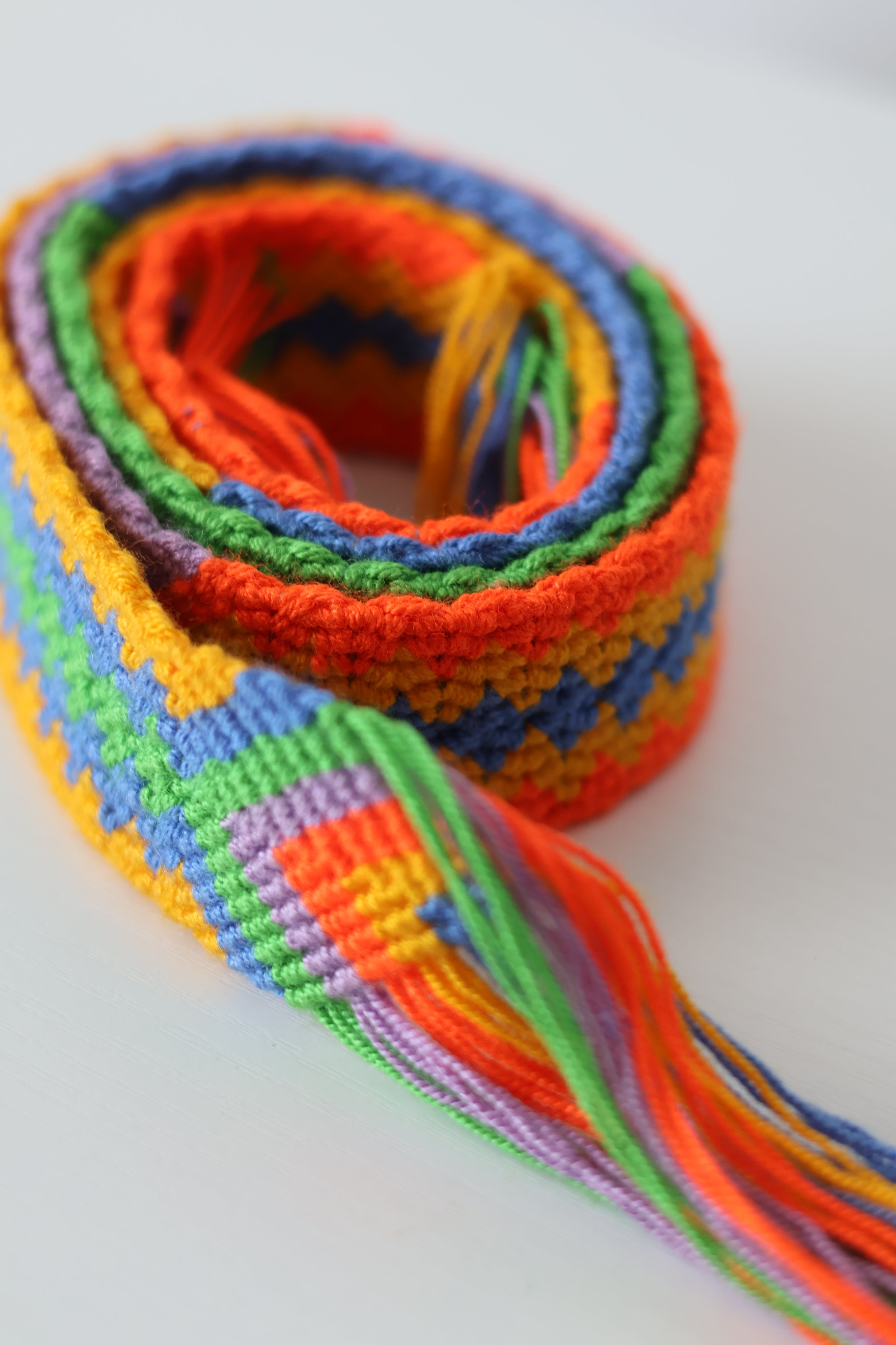 'FAJÓN' wayuu belt, alegría