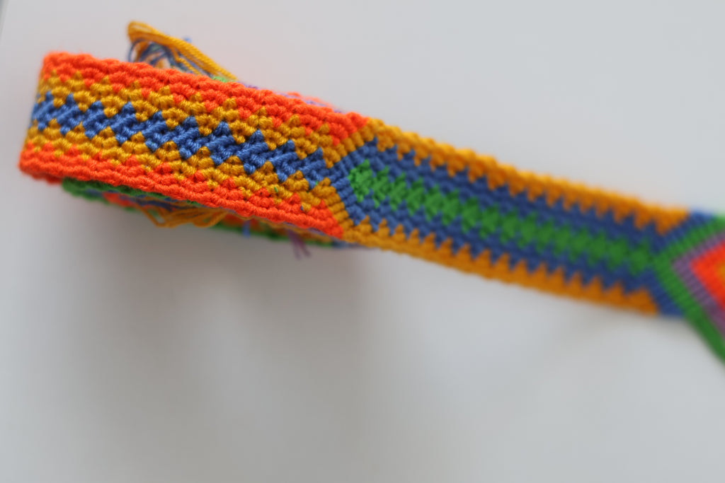 'FAJÓN' wayuu belt, alegría