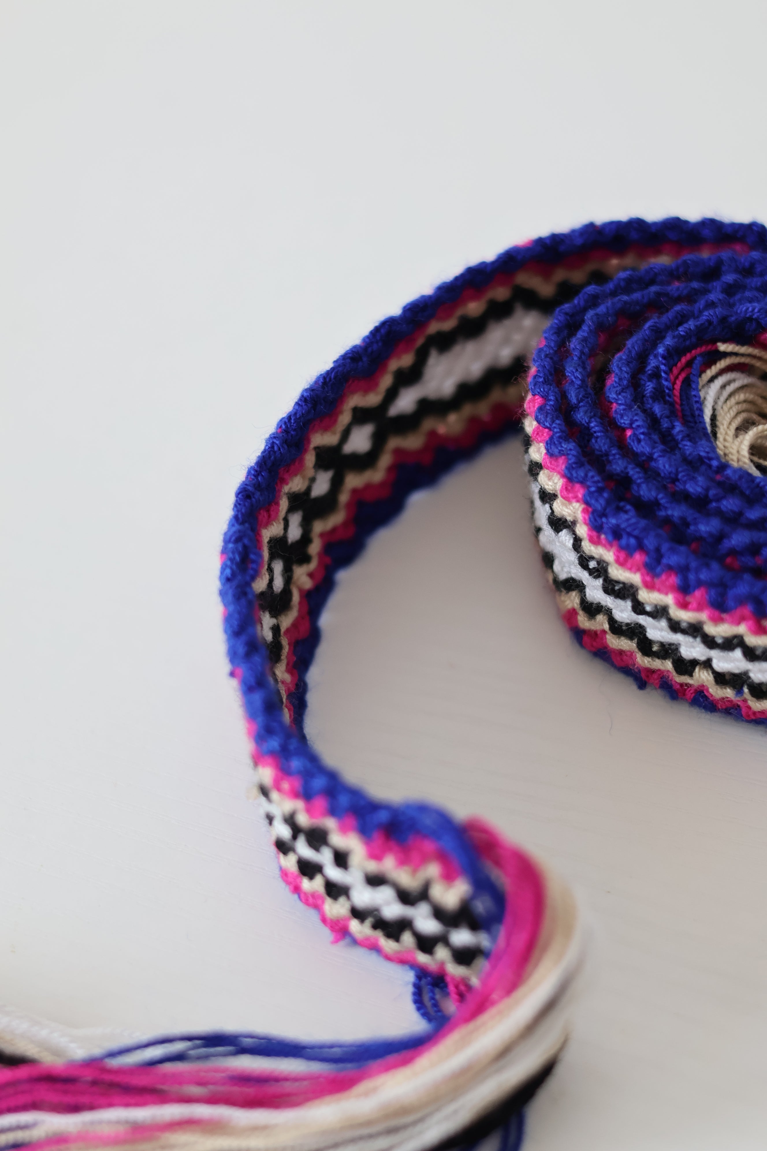 'FAJÓN' wayuu belt, noche estrellada