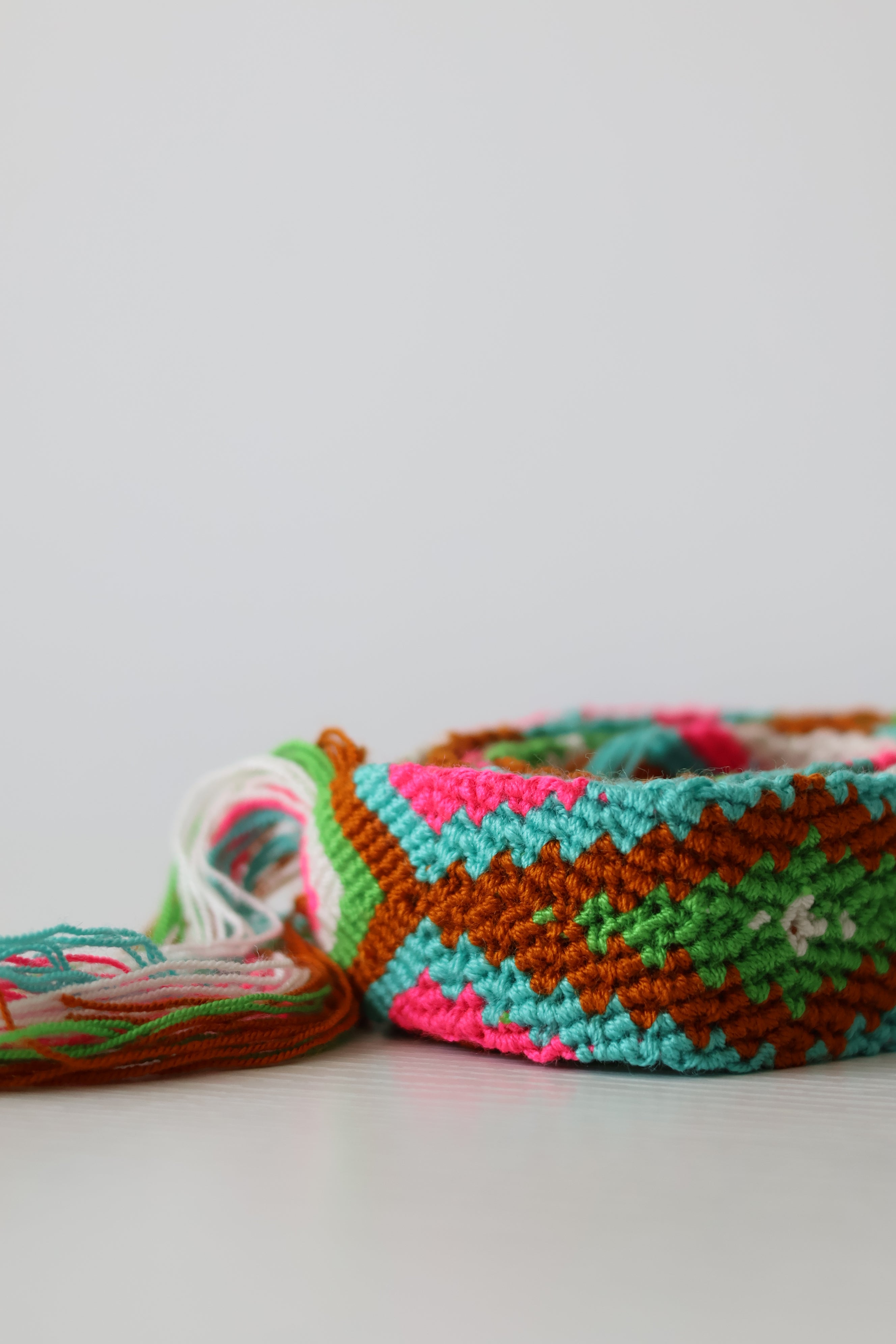 'FAJÓN' wayuu belt, guacamaya