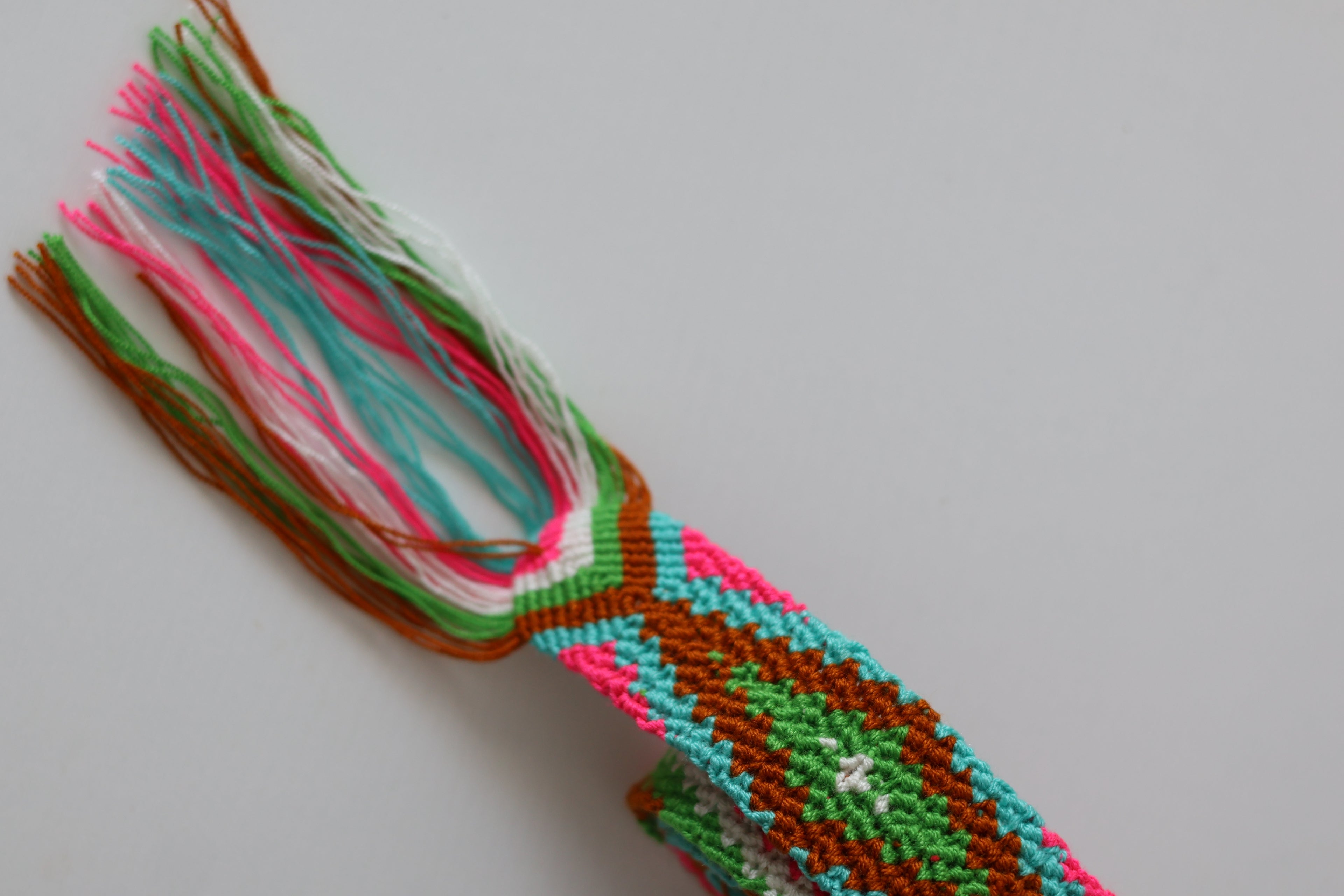 'FAJÓN' wayuu belt, guacamaya